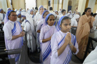 Tribute To Pope Francis, In Kolkata 