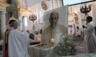 Tribute To Pope Francis, In Kolkata 