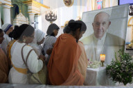 Tribute To Pope Francis, In Kolkata 