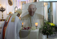 Tribute To Pope Francis, In Kolkata 