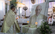 Tribute To Pope Francis, In Kolkata 
