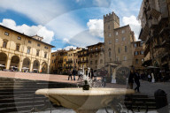 Daily Life In Arezzo, Italy