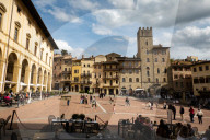 Daily Life In Arezzo, Italy