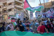 Rally In Damascus Against Israeli Aggression On Gaza And Southern Syria
