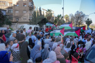Rally In Damascus Against Israeli Aggression On Gaza And Southern Syria