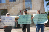 Syrians Protest Outside Lebanese Embassy To Demand Release Of Political Detainees