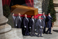 Funeral Takes Place For Pope Francis.