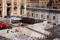 Funeral Takes Place For Pope Francis.