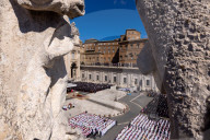 Funeral Takes Place For Pope Francis.