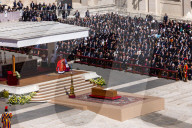 Funeral Takes Place For Pope Francis.