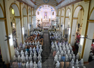 Tribute To Pope Francis In Kolkata, India