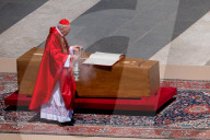 Funeral Service Held At St. Peter's Basilica Of Vatican For Pope Francis