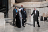 Vatican City Pope Francis Funeral Ceremony At St Peter's Square