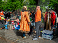 King's Day Festivities Celebrated In Amsterdam. 