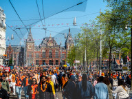 King's Day Festivities Celebrated In Amsterdam. 