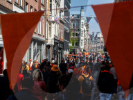 King's Day Festivities Celebrated In Amsterdam. 