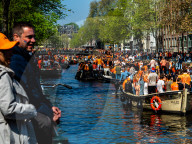 King's Day Festivities Celebrated In Amsterdam. 