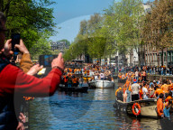 King's Day Festivities Celebrated In Amsterdam. 