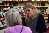 Yaël Braun-Pivet At The Decitre Bookstore In Lyon