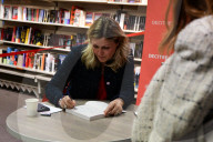 Yaël Braun-Pivet At The Decitre Bookstore In Lyon
