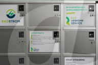 Free Bicycle Battery Charging Locker Station