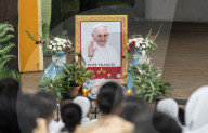 Tribute To Pope Francis In India