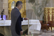 Pope Francis Bids Farewell At The Metropolitan Cathedral Of Mexico City