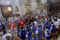 Pope Francis Bids Farewell At The Metropolitan Cathedral Of Mexico City