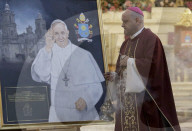 Pope Francis Bids Farewell At The Metropolitan Cathedral Of Mexico City