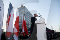 Slawomir Mentzen's Election Rally In Katowice