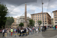 Line To Visit Pope Francis Tomb At Santa Maria Maggiore Basilica