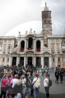 Line To Visit Pope Francis Tomb At Santa Maria Maggiore Basilica
