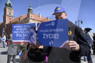 "National March For Life And The Family" Rally In Warsaw.