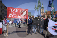 "National March For Life And The Family" Rally In Warsaw.