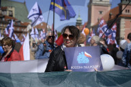 "National March For Life And The Family" Rally In Warsaw.
