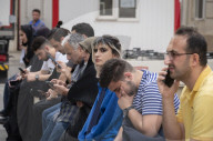 Iranians Attend To Donate Blood For Massive Blast Victims