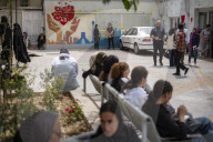 Iranians Attend To Donate Blood For Massive Blast Victims