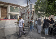 Iranians Attend To Donate Blood For Massive Blast Victims
