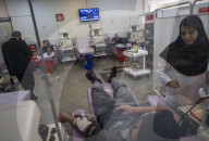 Iranians Attend To Donate Blood For Massive Blast Victims