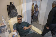 Iranians Attend To Donate Blood For Massive Blast Victims