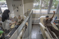 Iranians Attend To Donate Blood For Massive Blast Victims
