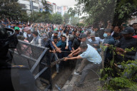 Agitating Nepali Teachers Clash With Police, Dozens Injured