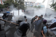 Agitating Nepali Teachers Clash With Police, Dozens Injured