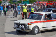 Vintage Cars Arriving At Munich Classic Car Meeting