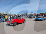Vintage Cars Arriving At Munich Classic Car Meeting