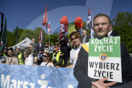 "National March For Life And The Family" Rally In Warsaw.