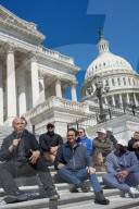 Senator Booker and House Minority Leader Jeffries Lead Sit-In on the Capitol Steps