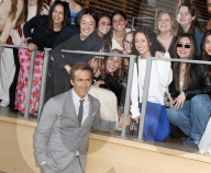 Ryan Reynolds with fans, New York