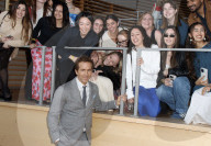 Ryan Reynolds with fans, New York