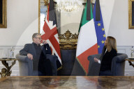 Prime Minister Keir Starmer meets Giorgia Meloni